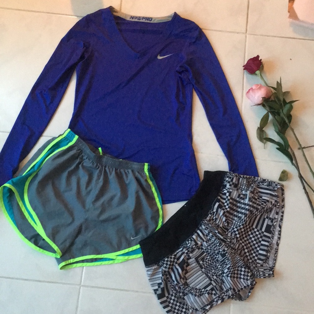 Nike top and shorts bundle